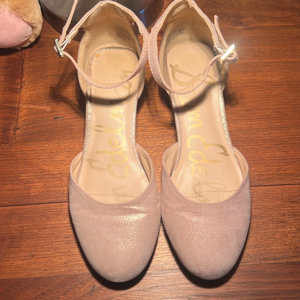 Same Edelman girls small heeled shoes with strap